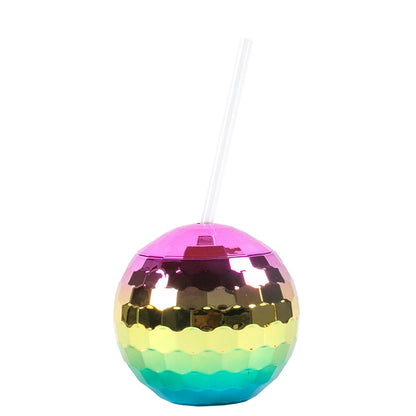 Disco Ball Cup With Cowboy Hat Bachelorette Party Silver Disco Ball Water Bottle Cowboy Theme Bride To Be Party Decor Cocktail C