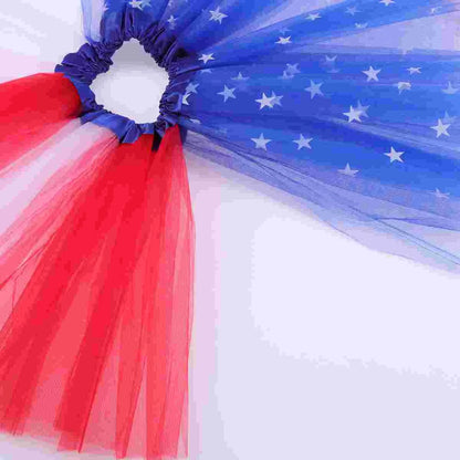 American Flag Tutu Skirt 4th of July Patriotic Skirts Independence Day Party Dresses for Memoridal Day Costume