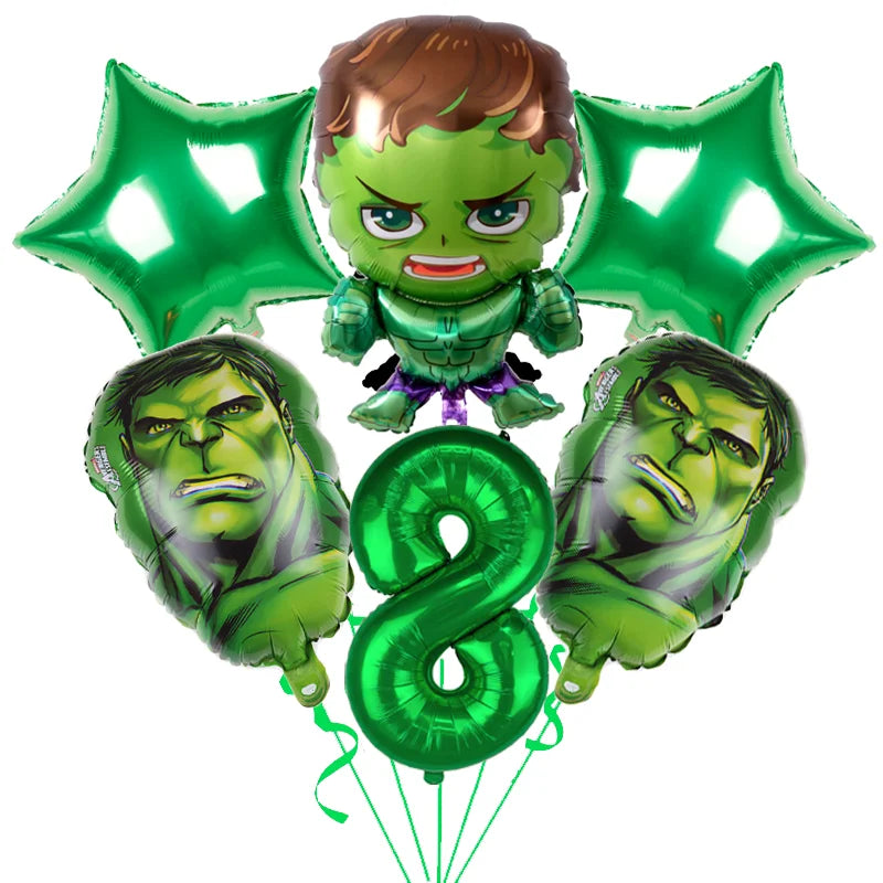 Super Hero Hulk Birthday Party Decoration Balloons Kids Disposable Tableware Cup Plate Backdrop Cake Topper Baby Shower Supplies
