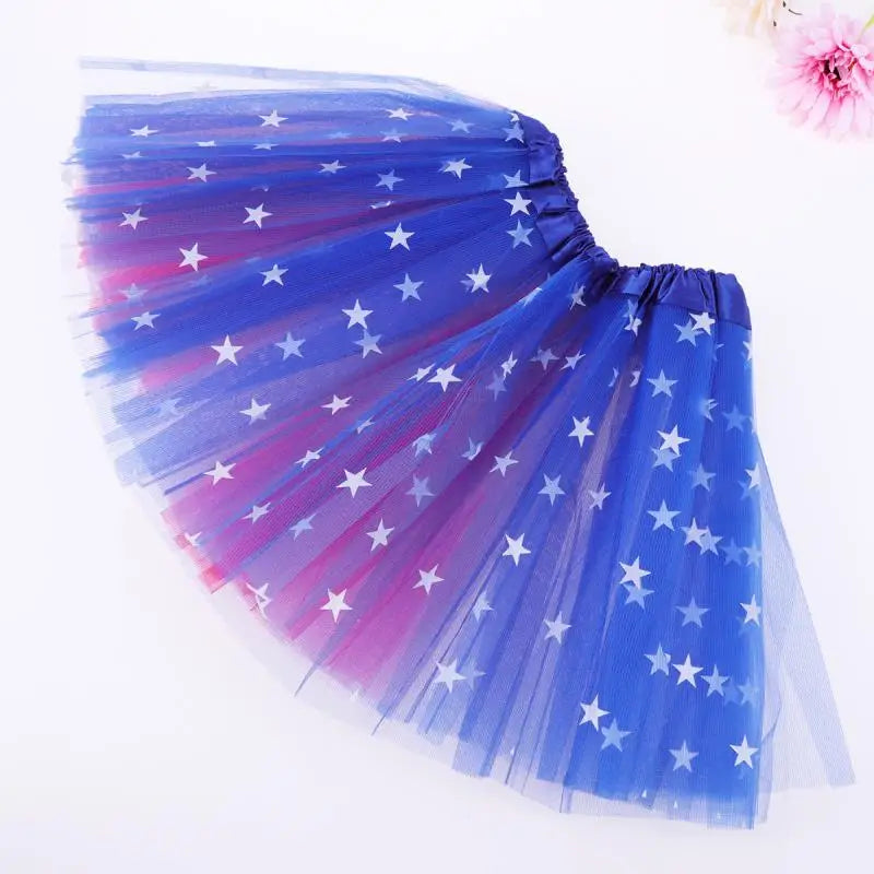 American Flag Tutu Skirt 4th of July Patriotic Skirts Independence Day Party Dresses for Memoridal Day Costume