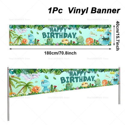 Dinosaur ABC Banner for Kindergarten Back To School First Day Of School Decor Kids Birthday Party School Event Decor Backdrop
