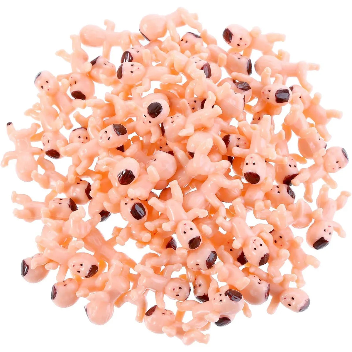 60/30Pcs Pink Blue Mini Plastic Babies D boy or girl gender reveal Ice Cube Game Baby shower Party Favors Decorations