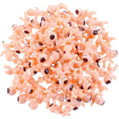 60/30Pcs Pink Blue Mini Plastic Babies D boy or girl gender reveal Ice Cube Game Baby shower Party Favors Decorations