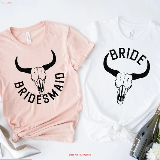 Western Bachelorette Party T Shirt Bridesmaid Nashville Cowgirl Country long or short sleeves