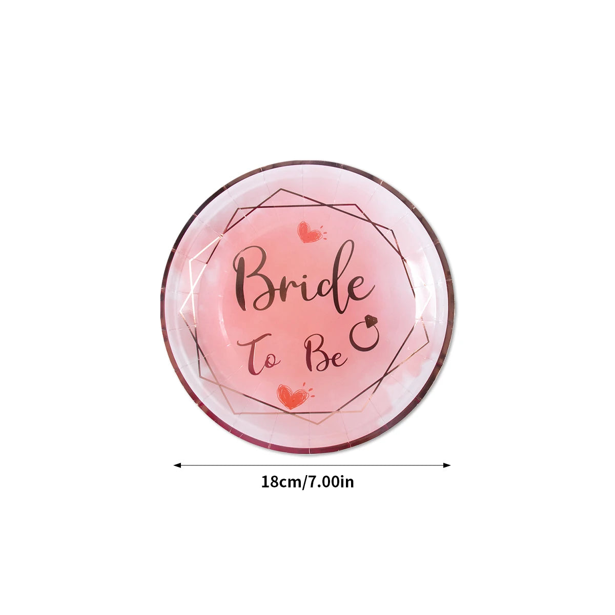 Bride to Be Disposable Tableware Set Plate Cup Napkins Decor Bachelorette Party Hen Night Bridal Shower Decorations Supplies