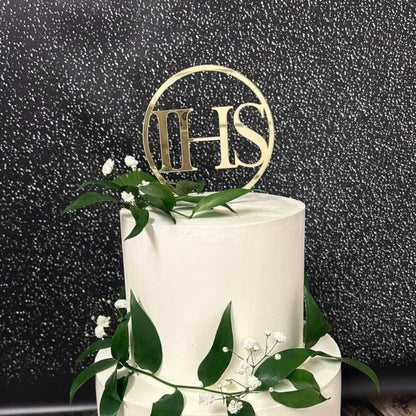 IHS Baptism First Communion Cake Decorations Christening Peace Dove Cake Topper for Communion Party Supplies Cake Decorations