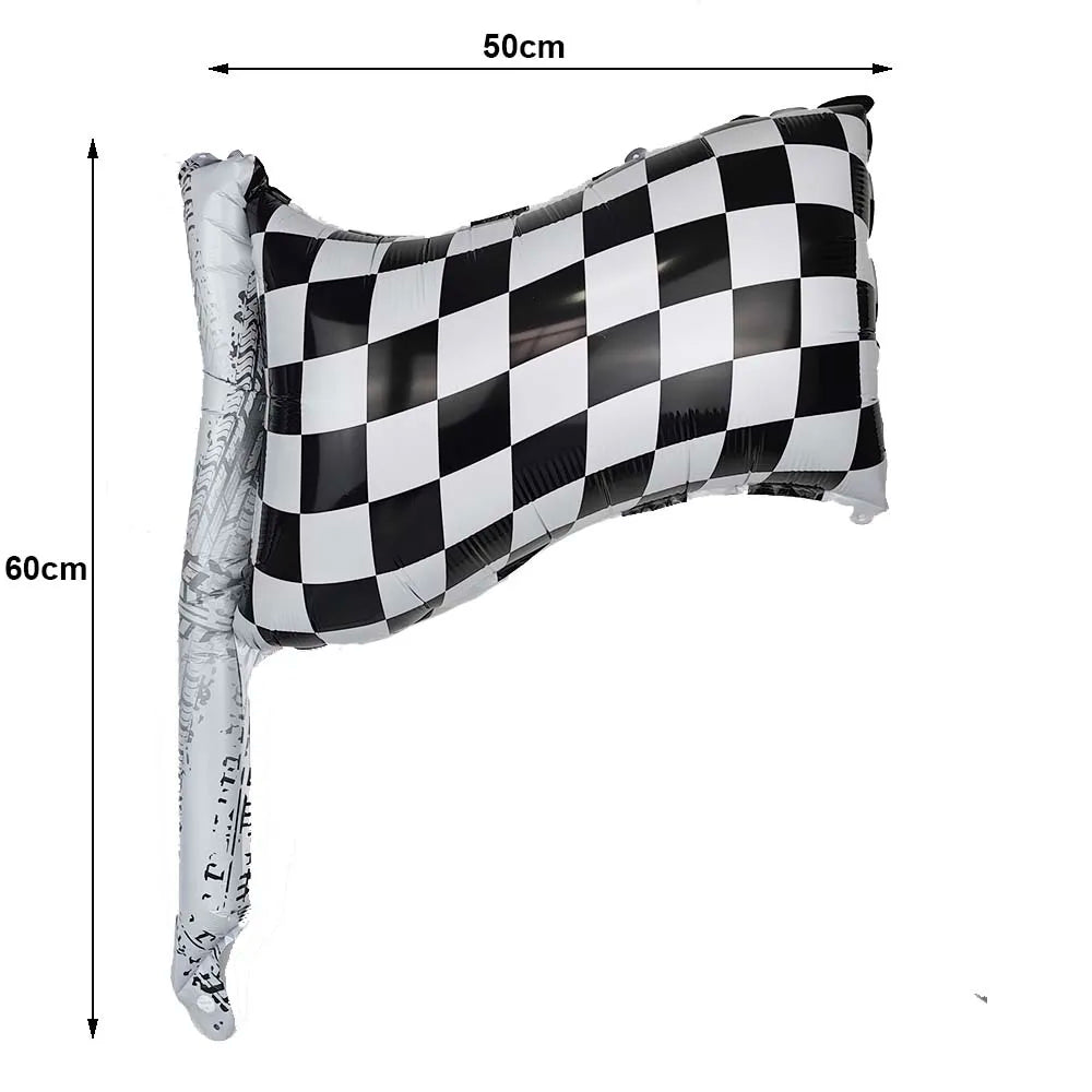Race Car 2nd Birthday Decorations Tableware Paper Plates Cups Large Racing Car Balloons Kids Two Fast Birthday Party Supplies