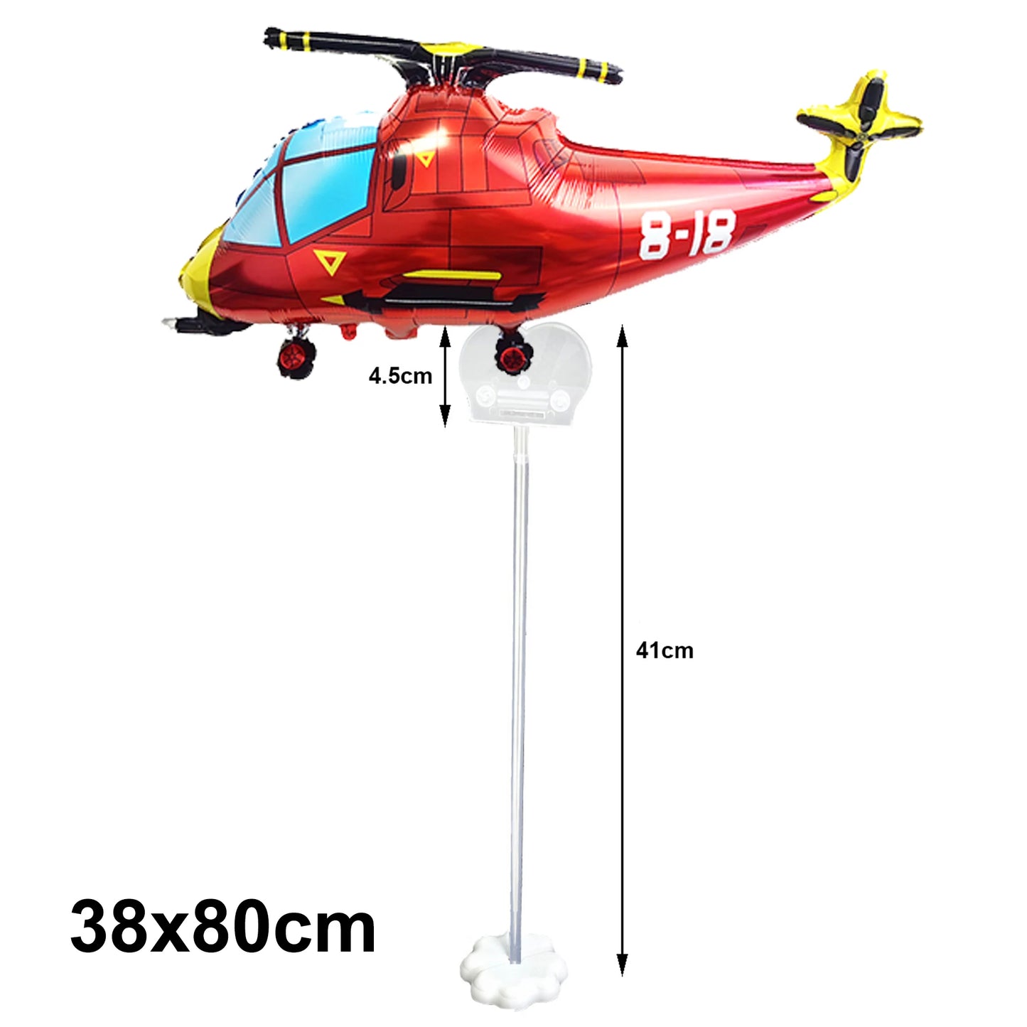5th Birthday Police Party Blue Car Helicopter Foil Balloons for Boys Baby Shower Police Birthday Party Decoration