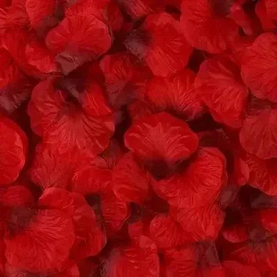 Lots Artificial Fake Rose Petals Red Roses Petal Flower Simulation Silk Petals for Valentine's Day Wedding Party Christmas Decor