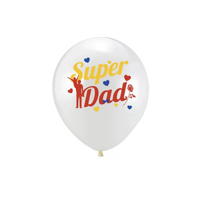 10pcs 12inch English Mother Father Foil Balloons Mother's Day Heart Shape Helium Love Globos Decor Mama Balloon Gifts Balaos