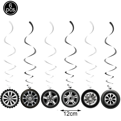 Tire Napkins Race Car Napkin Wheel Paper Napkin Car Party Decor Race Car Party Supplies for Birthday Baby Shower Birthday Party
