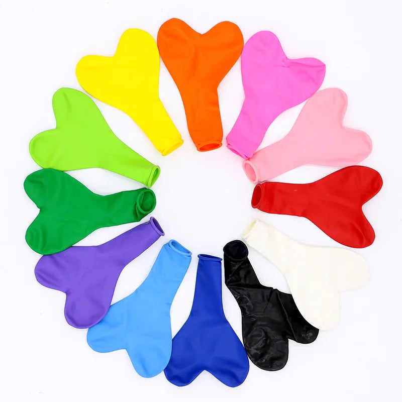 20/50pcs White Heart Balloons Love Inflatable Air Helium Balloon Valentine's Day Marriage Wedding Birthday Party Decor Supplies