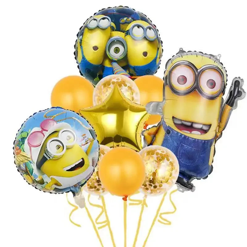 Birthday Party Disposable Tableware Plates Cups Napkins Tablecloths Balloons Decorate Party Supplies