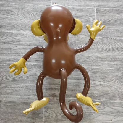 PVC Inflatable Animal Monkey Balloon Dance Monkey Baloon Happy Animal Birthday Party Balon Jungle Safari Birthday Party Decor
