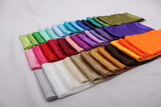 Wedding Decoration Chair Satin Sash Bow Tie Self TIe For BIrthday Party Festival Hotel Holiday Shiny Look Luxury Dining Room