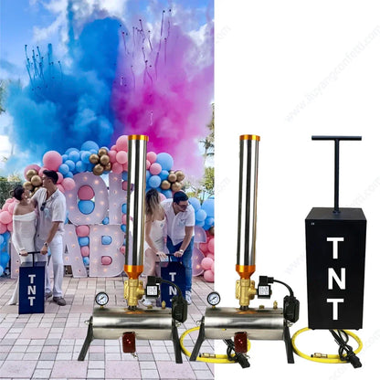 Electronic Spray Confetti Powder Electronic Remote Control Gender Reveal Outdoor Wedding Party Baby Shower Boy or Girl Pink Blue