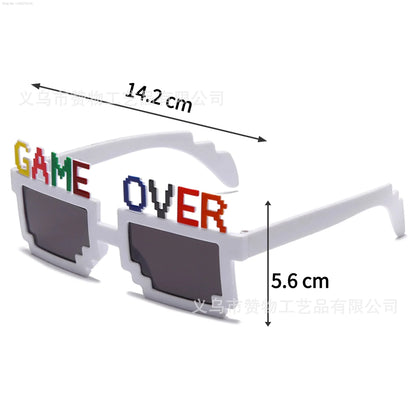 12Pcs Oktoberfest Glasses Plastic Goggles Beer Mug Pattern Glasses Photo Props German Oktoberfest Theme Event Decoration