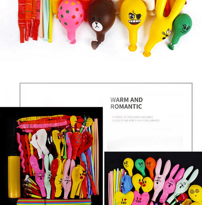 50/100pcs 3D Cartoon Balloons Special-Shape Birthday Party Decoration Helium Inflatable Balloons Animal Duck Rabbit Balloon