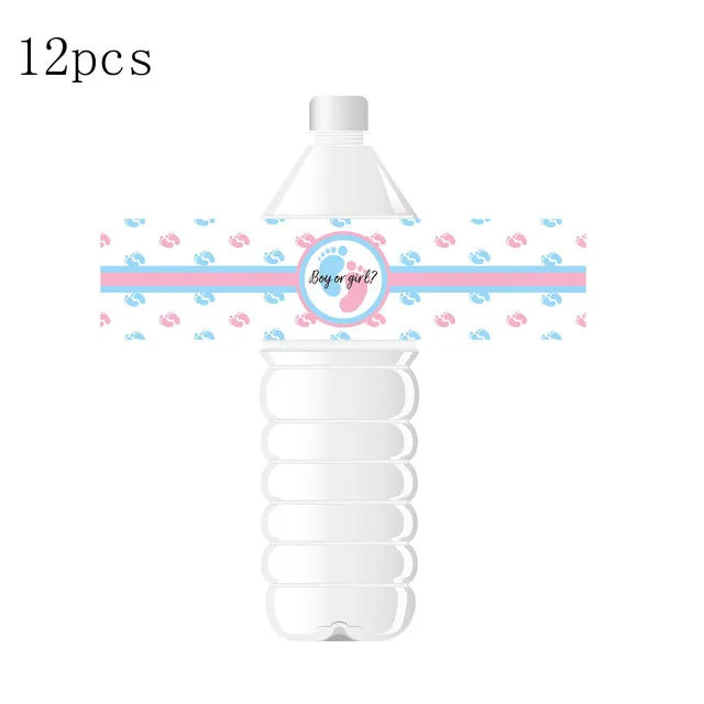 Baby Shower Party Water Bottle Stickers It Is A Boy/Girl Boy Or Girl Gender Reveal Party Decoration Supply