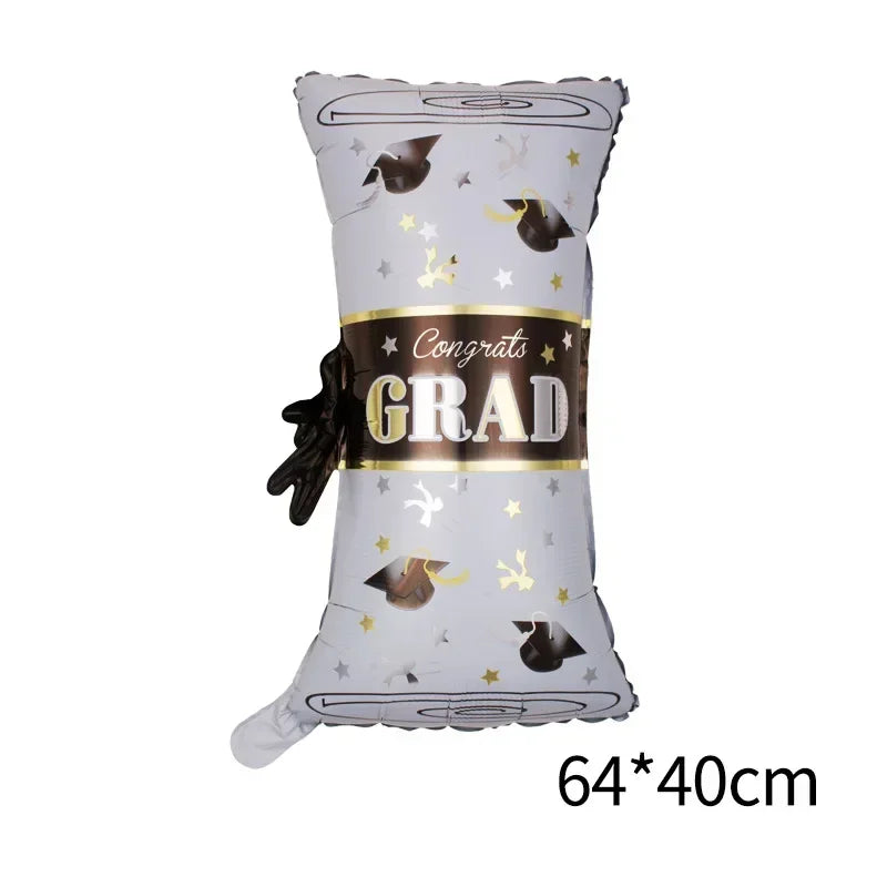 Graduation Party Balloon Owl Helium Globe Foil Balloon Congrats Grad School Celebrations 2024 Party Decorations Globos Ballons