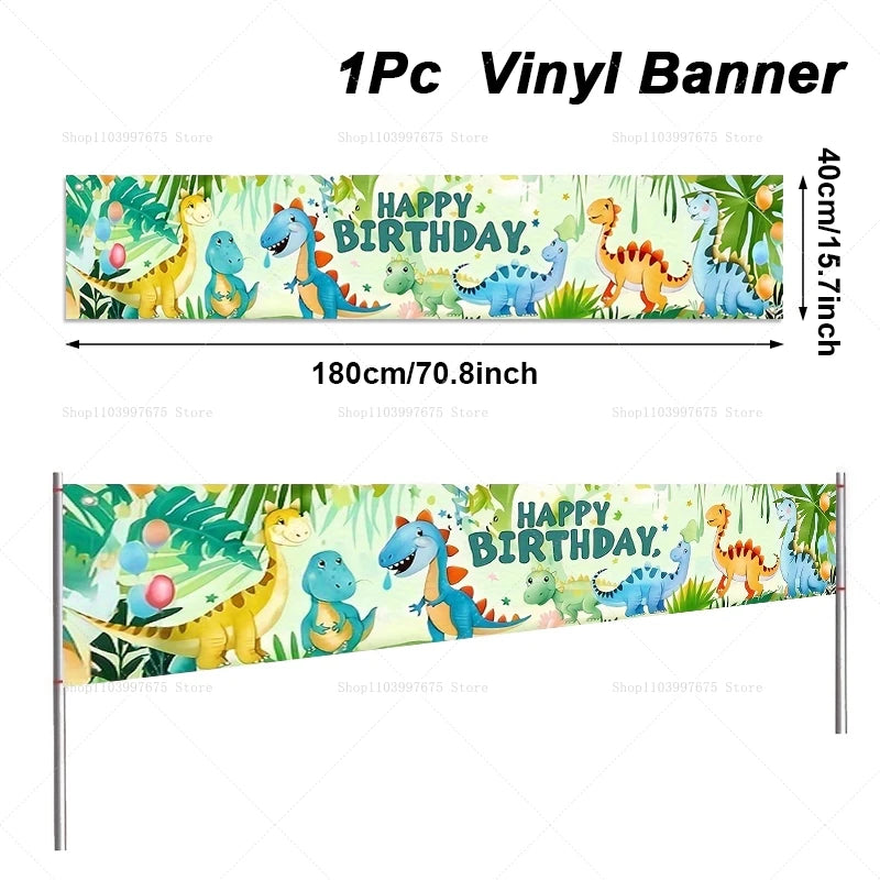 Dinosaur ABC Banner for Kindergarten Back To School First Day Of School Decor Kids Birthday Party School Event Decor Backdrop