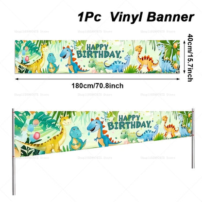 Dinosaur ABC Banner for Kindergarten Back To School First Day Of School Decor Kids Birthday Party School Event Decor Backdrop