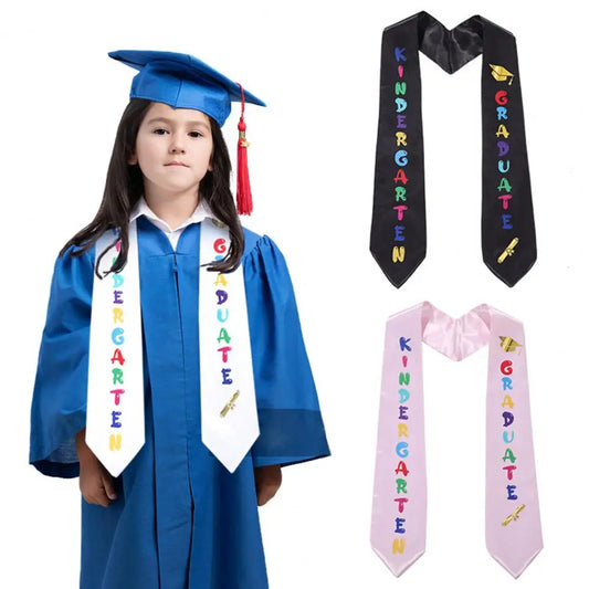 2023 Graduation Shoulder Strap Letter Design Decorative Kids Graduation Season Celebration Etiquette Strap Party Decor