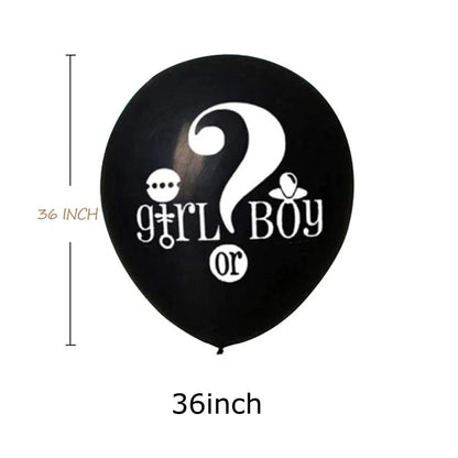 Boy Or Girl Foil Balloons Gender Reveal Decorations Supplies Baby Shower Pink Blue Latex Ballon Kids Birthday Party Globos Decor