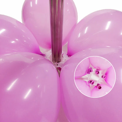50pcs Balloon Arch Clip Wedding Balloons Balloon Arch Folder Accessories Balloon Rings Buckle Plastic Flower Buckle