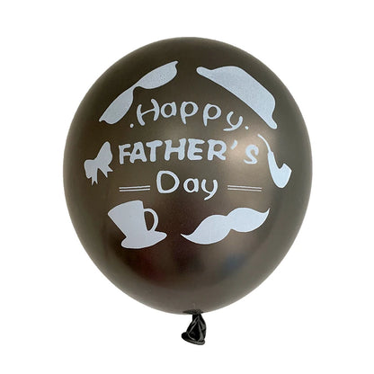 10pcs 12inch English Mother Father Foil Balloons Mother's Day Heart Shape Helium Love Globos Decor Mama Balloon Gifts Balaos