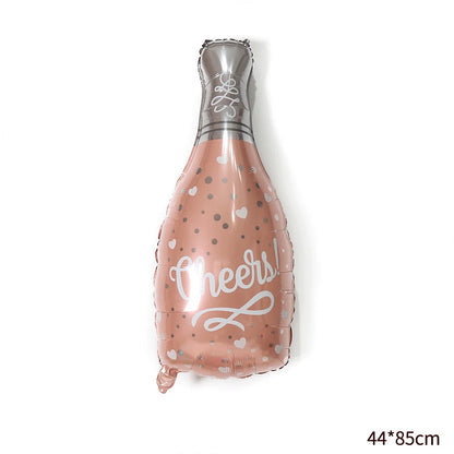 Sexy Lingerie Aluminum Foil Balloon Bachelorette Party Whiskey Red Lips High Heel Adult Party Bride Wedding Hen Night Decoration
