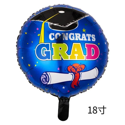 Graduation Party Balloon Owl Helium Globe Foil Balloon Congrats Grad School Celebrations 2024 Party Decorations Globos Ballons