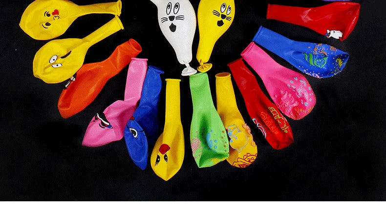 50/100pcs 3D Cartoon Balloons Special-Shape Birthday Party Decoration Helium Inflatable Balloons Animal Duck Rabbit Balloon