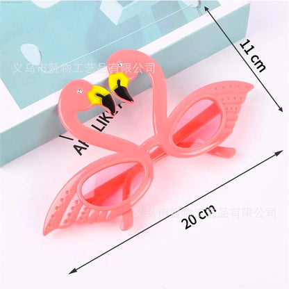 12Pcs Oktoberfest Glasses Plastic Goggles Beer Mug Pattern Glasses Photo Props German Oktoberfest Theme Event Decoration