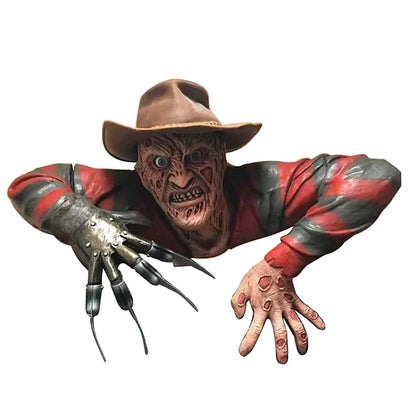30CM Horror Creeper Zombie Indoor/Outdoor Garden Statue Halloween Decoration Halloween Resin Sculpture Home Party Decor Gift