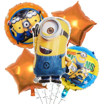 Birthday Party Disposable Tableware Plates Cups Napkins Tablecloths Balloons Decorate Party Supplies