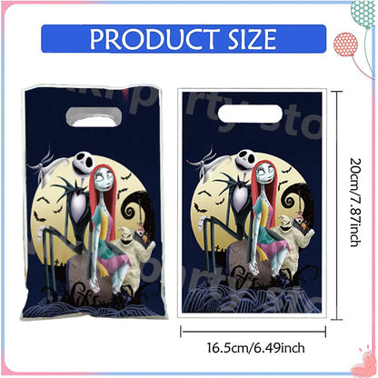 the Nightmare before Christmas Gift Bag Party Favors Plastic Candy Bag Child Party Loot Bags Kids Birthday Party Supplies Decor