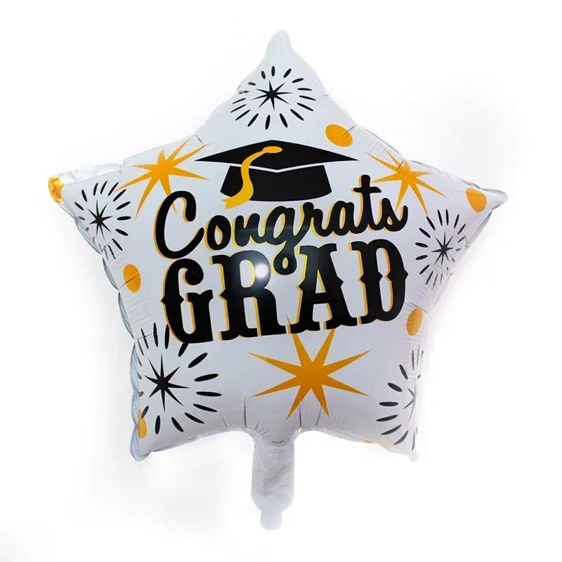 Graduation Party Balloon Owl Helium Globe Foil Balloon Congrats Grad School Celebrations 2024 Party Decorations Globos Ballons