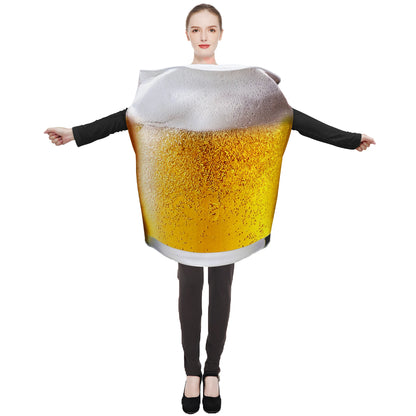 Carnival Funny Cosplay Beer Costumes Loose Stage Props Wacky Performances Clothes Men Women Suits Oktoberfest Holiday Wear