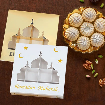 EID Mubarak Decor Candy Box Ramadan Decoration 2025 for kid Packaging Box Ramadan Kareem Islamic Muslim Party Eid Al Adha Gifts