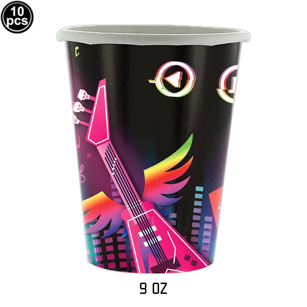 Inflatable Rock Star Toy Ballon Inflatable Party Props Balloons Guitar Saxophone Keyboard Piano Rock Toys Karaoke Party Decors