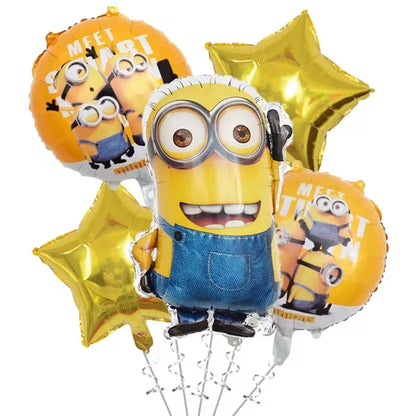 Birthday Party Disposable Tableware Plates Cups Napkins Tablecloths Balloons Decorate Party Supplies
