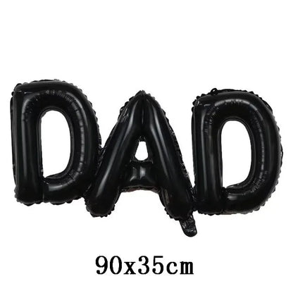 Spanish Super Dad Balloons Happy Father's Day Foil Helium Ball Father Mother Party Decoration Home Scene DIY Arrangement