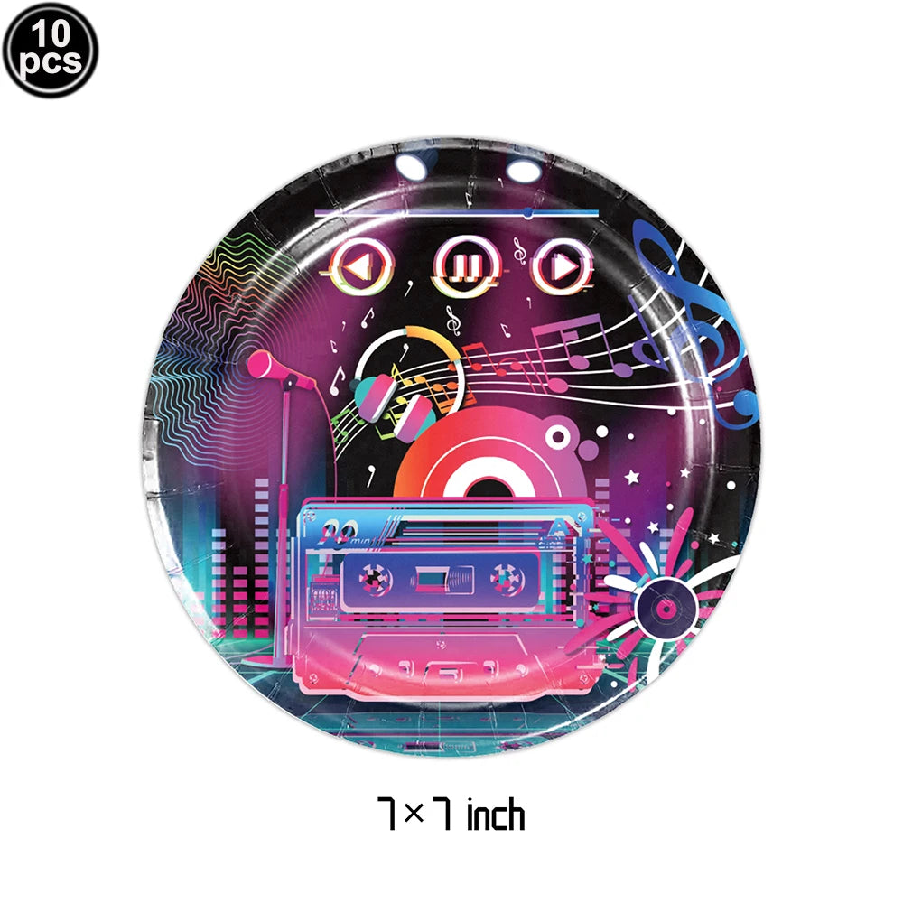 Inflatable Rock Star Toy Ballon Inflatable Party Props Balloons Guitar Saxophone Keyboard Piano Rock Toys Karaoke Party Decors