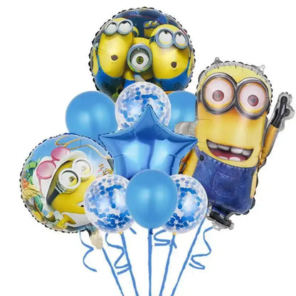 Birthday Party Disposable Tableware Plates Cups Napkins Tablecloths Balloons Decorate Party Supplies