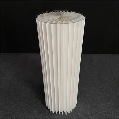 Paper Folding Cylinder Wedding Ramadan Decoration Birthday Anniversary DIY Party Supplies Baby Shower Dessert Table Cake Stand