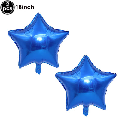 Blue Car Police Truck Foil Balloon Boys Birthday Balloons 4D Standing Balloons Baby Shower Police Themed Birthday Party Decors