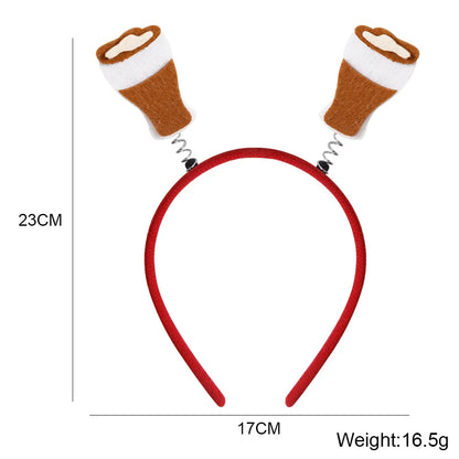 Munich beer headband photo props party decorations Love Oktoberfest headband buckle Makeup costume props christmas decoration