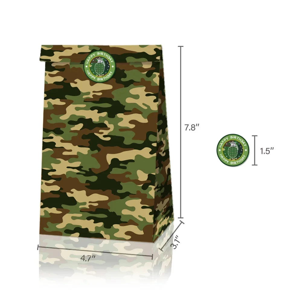 Military Party Decoration Set Camouflage Netting Tableware 4D Tank Balloon Camo Army Soldier Armored Vehicle Kids Birthday Gifts
