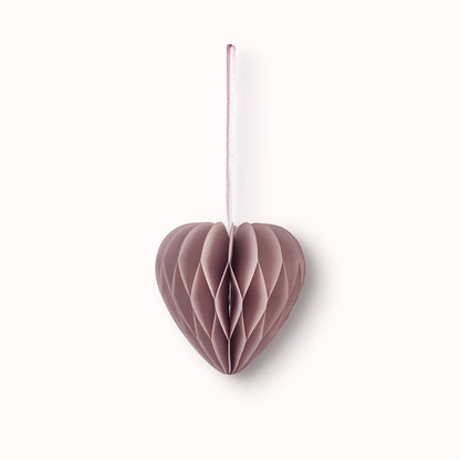 1/2Pcs Mini 3D Love Heart Paper Honeycomb Ball Garland Ornament for Valentine's Day Wedding Anniversary Party Decoration